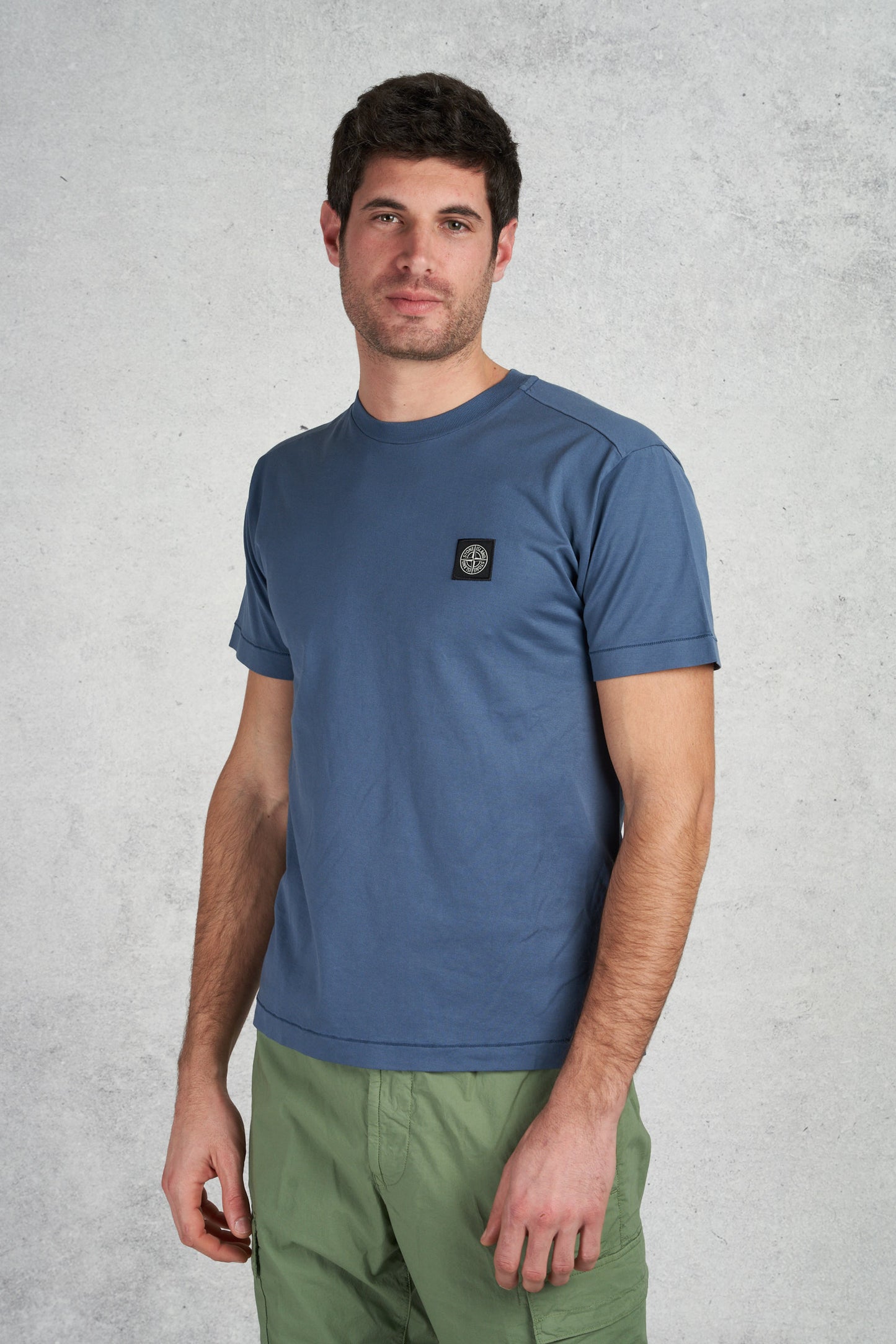  Stone Island T-shirt Mezza Manica Blu Blu Uomo - 1