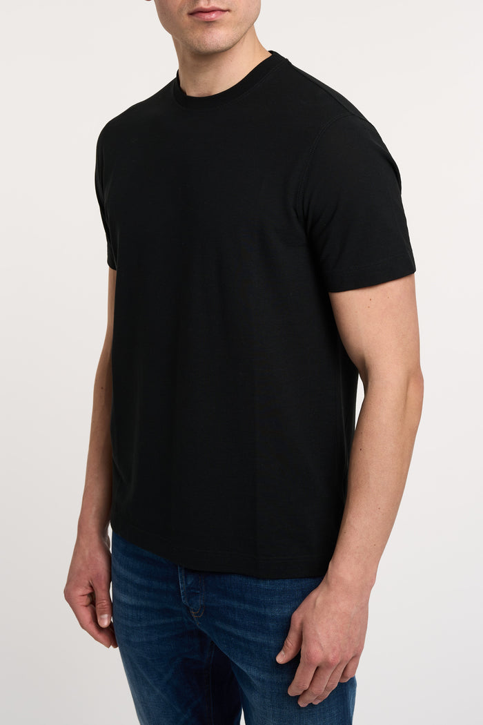 Zanone T-Shirt 100% CO Nero-2