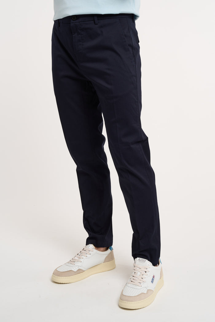 Department 5 Prince Chinos Crop Pants CO/EA Blue-2