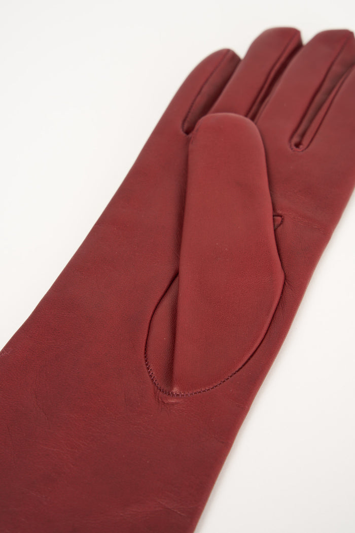 Alpo Long Purple Gloves for Women-2