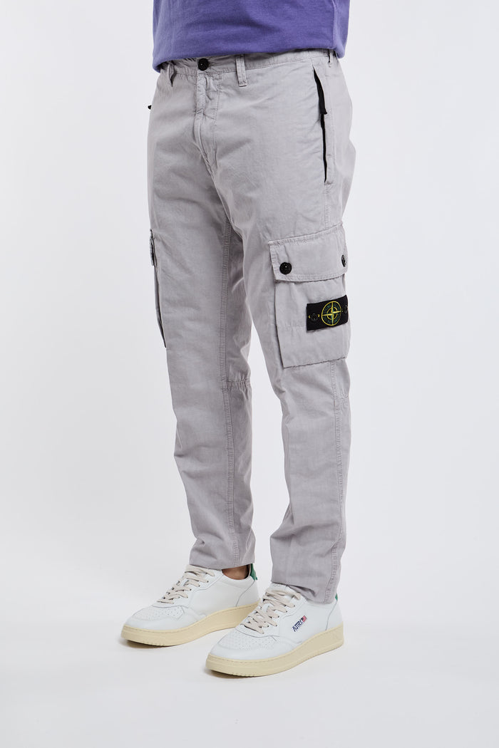 Stone Island Slim Trousers 100% CO Grey-2