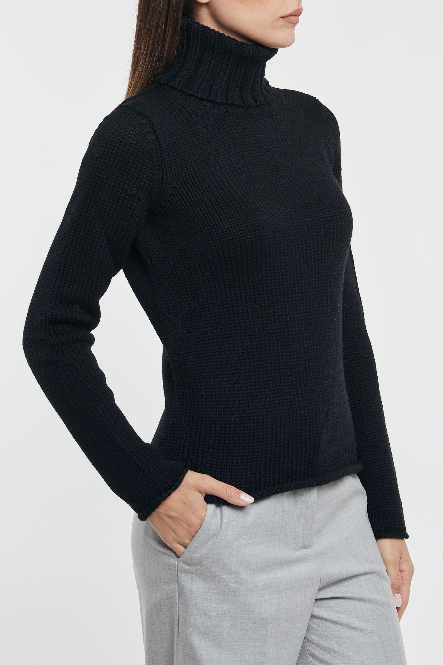  Zanone Maglia Dolcevita Nero 93240-21451 Nero Donna - 5