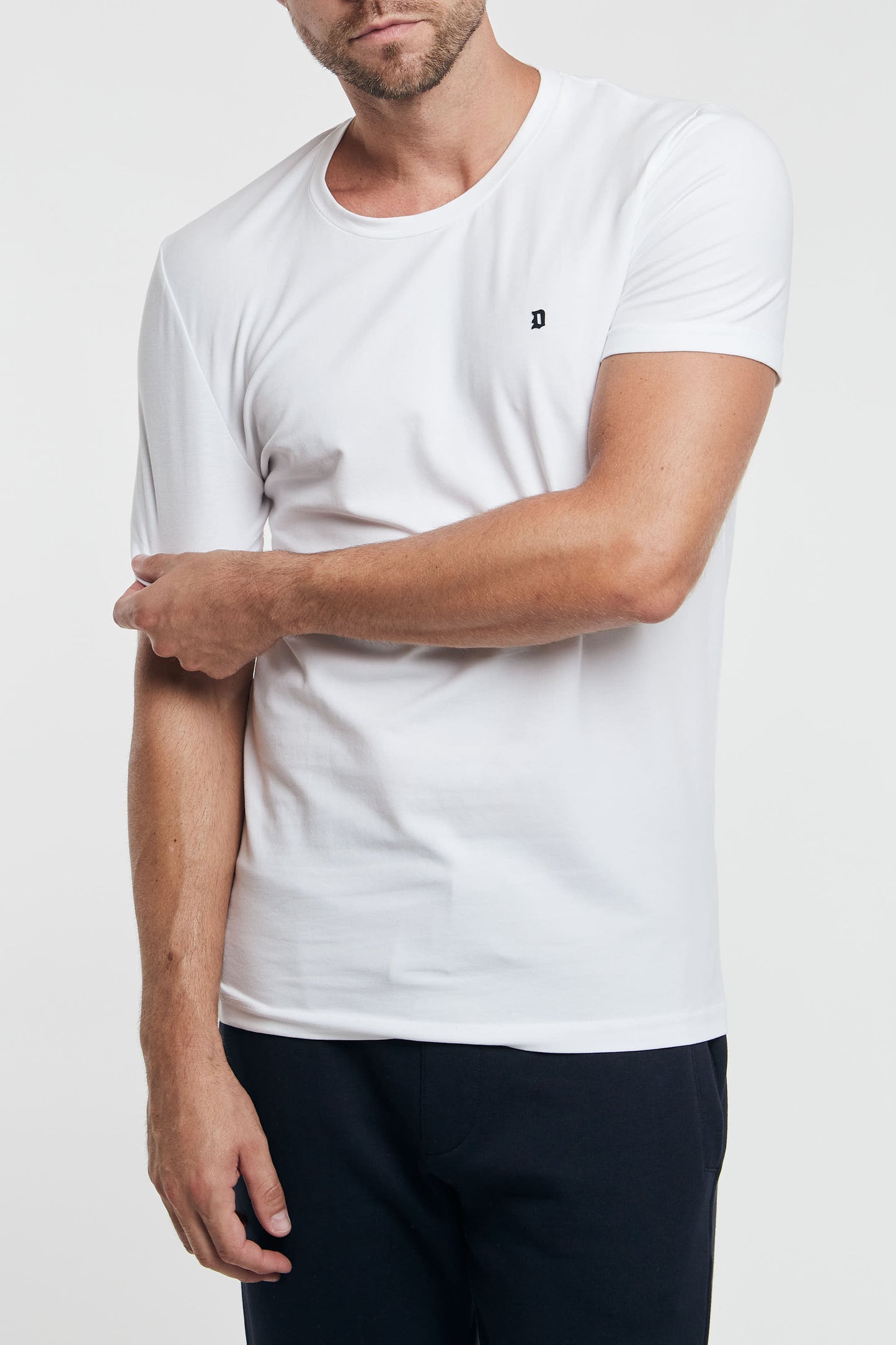  Dondup T-shirt Bianco 92896-17800 Bianco Uomo - 3
