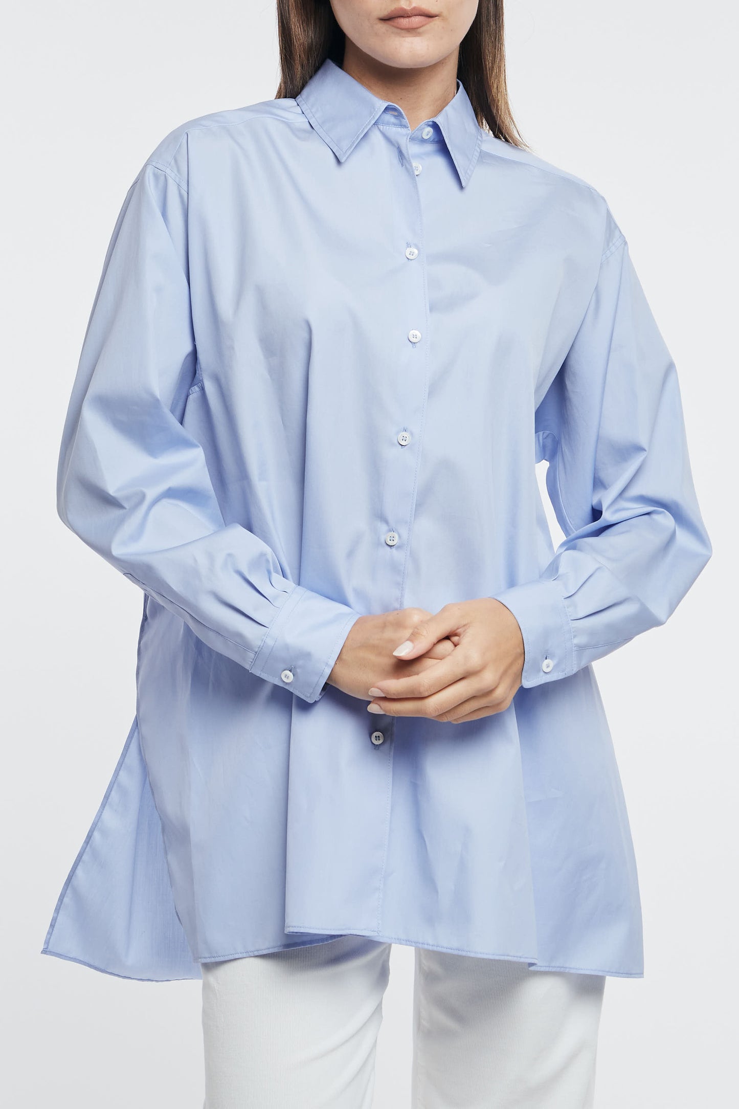  Aspesi Women's Light Blue Shirt 93115-26047 Azzurro Donna - 1