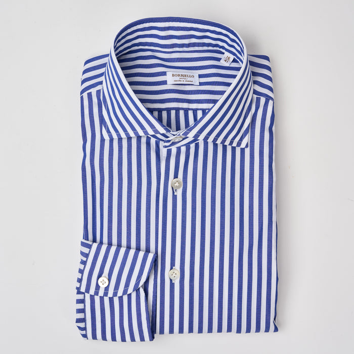 Borriello Blue Cotton Shirt