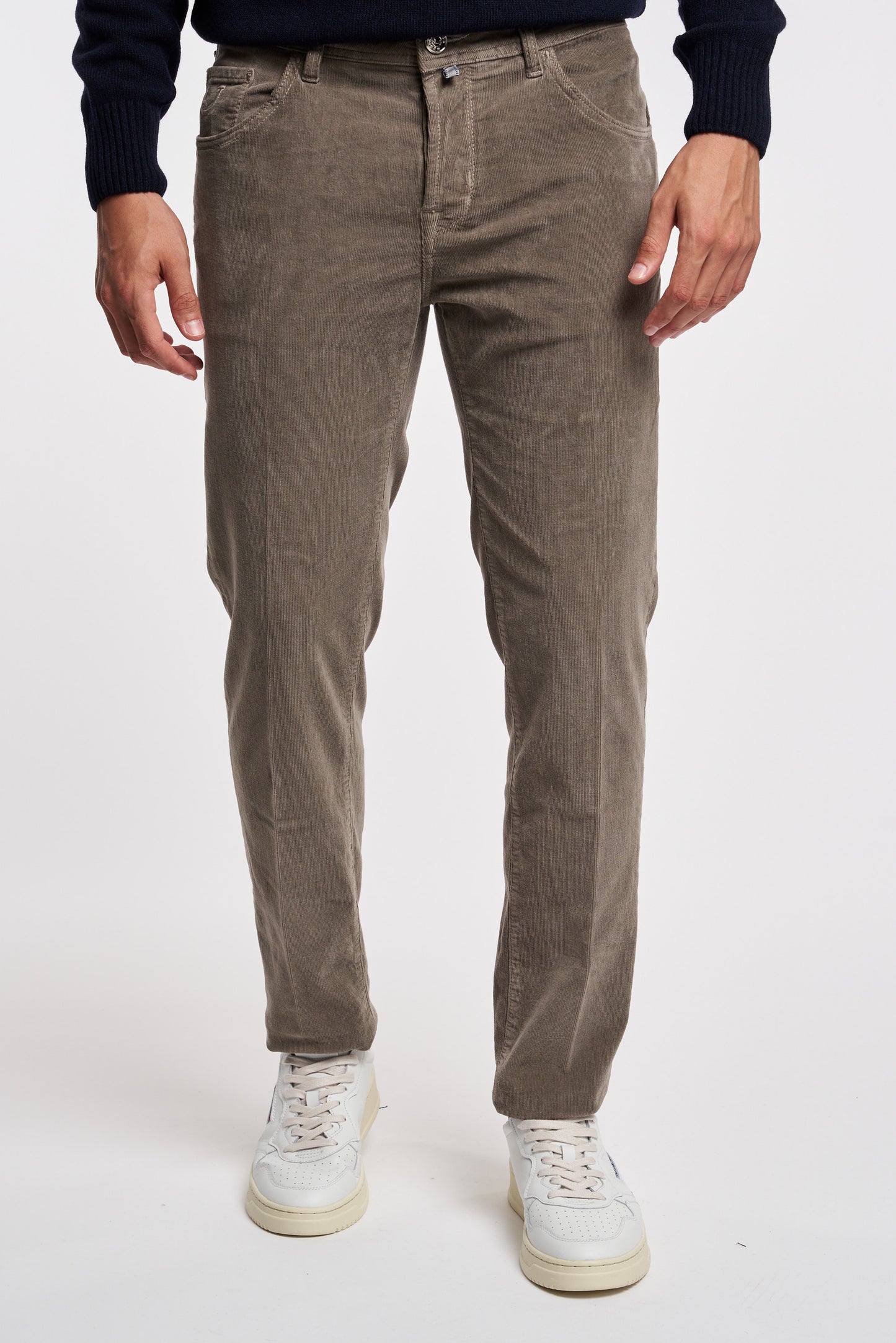  Jacob Cohen X Histores Jeans Scott Marrone Beige Uomo - 1