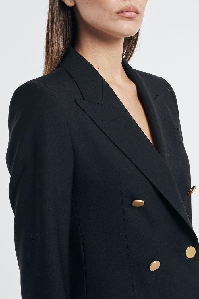  Tagliatore 0205 - Multicolor Double-breasted Jacket For Women Multicolor Donna - 5