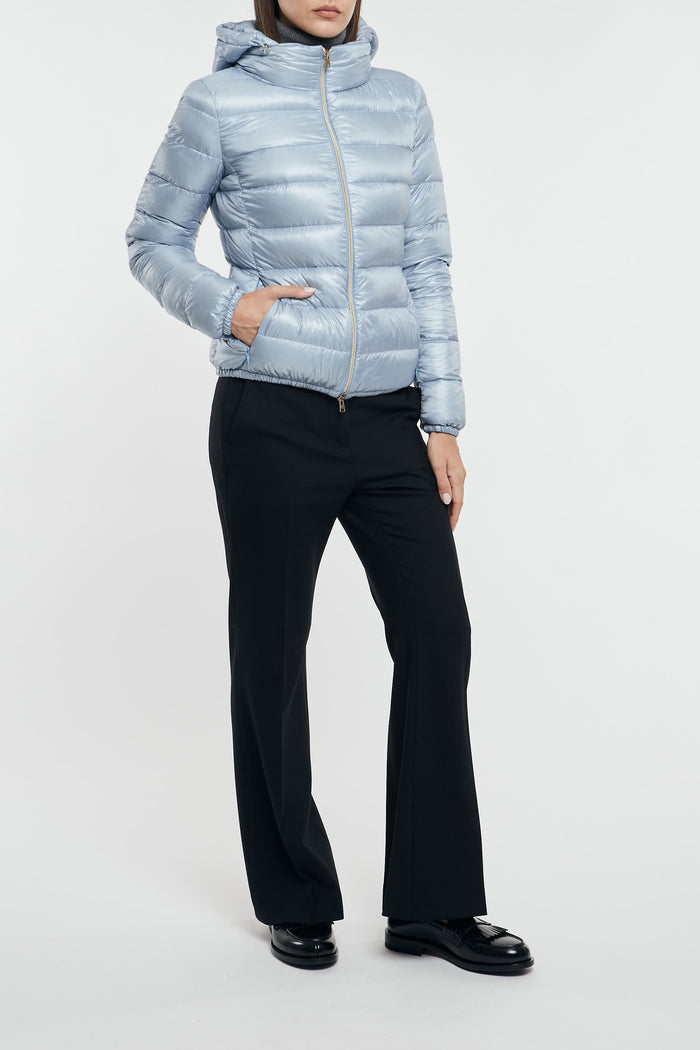  Herno Blue Down Jacket For Women Azzurro Donna - 1