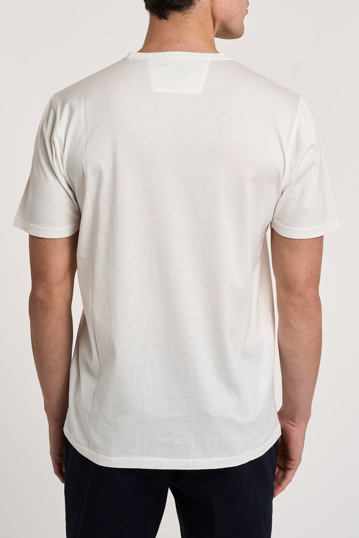  C.p. Company T-shirt 100% Co Multicolor Bianco Uomo - 4