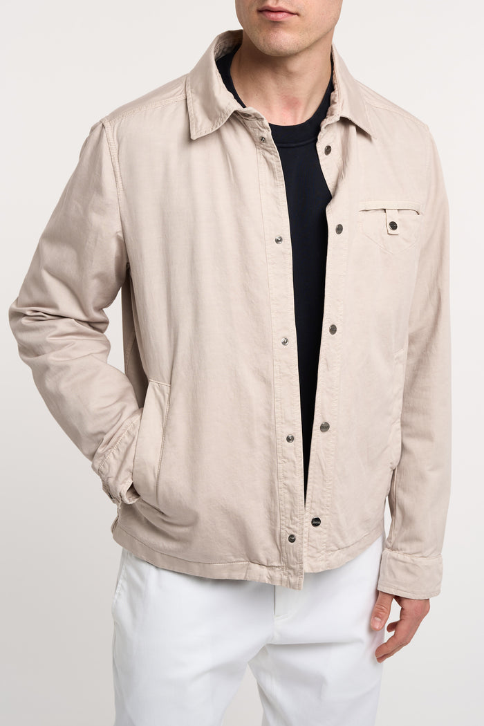  Herno Jacket 73% Cotton 27% Linen Brown Beige Uomo - 3