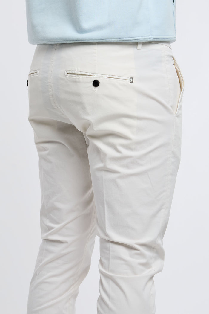  Dondup Pantalone Gaubert 96% Co 4% Ea Multicolor Bianco Uomo - 5
