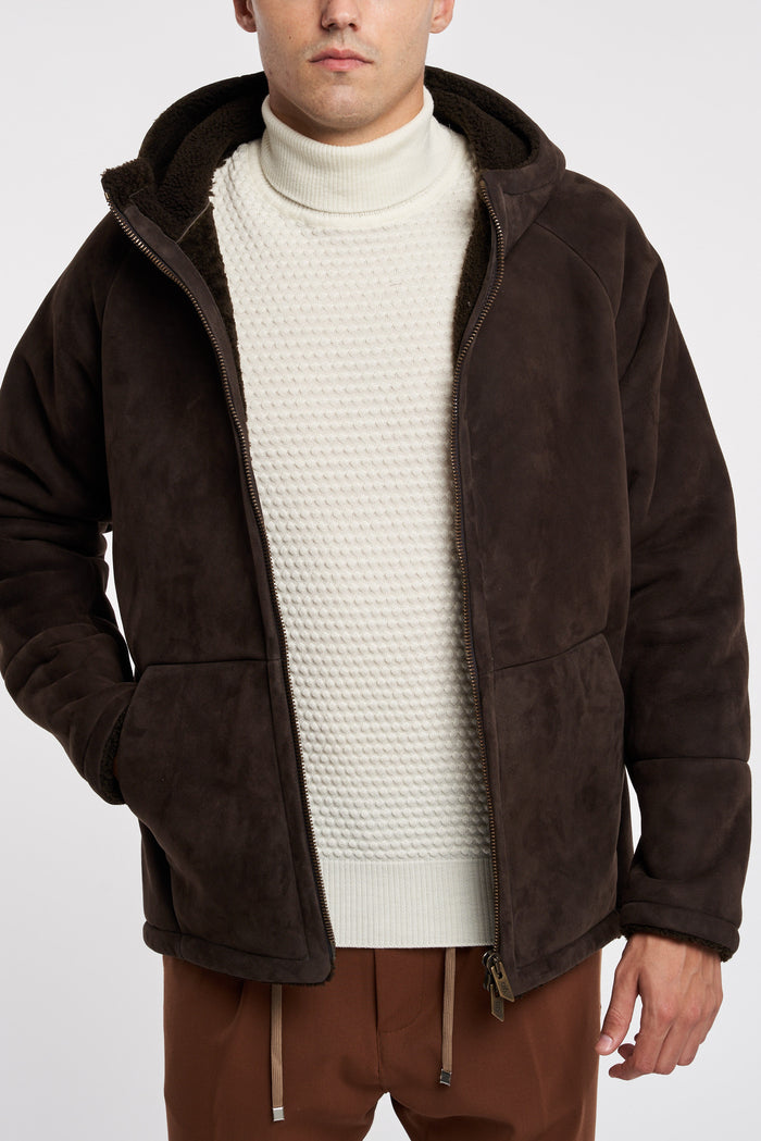 Salvatore Santoro Brown Leather Jacket 100% LH-2