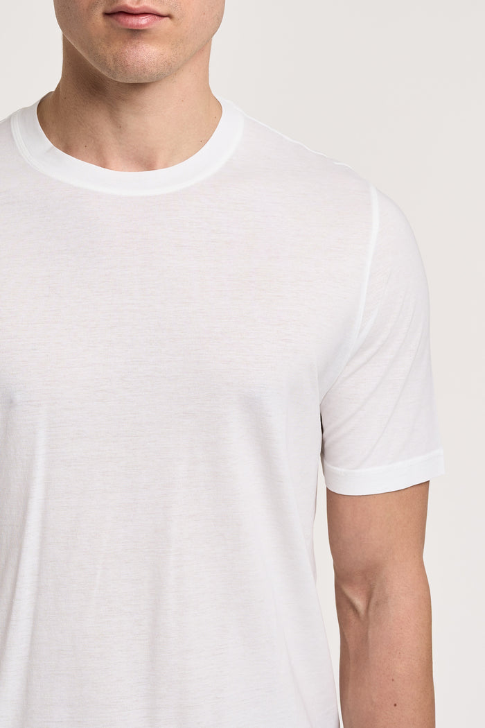  Filippo De Laurentiis T-shirt 100% Co Bianco Bianco Uomo - 2