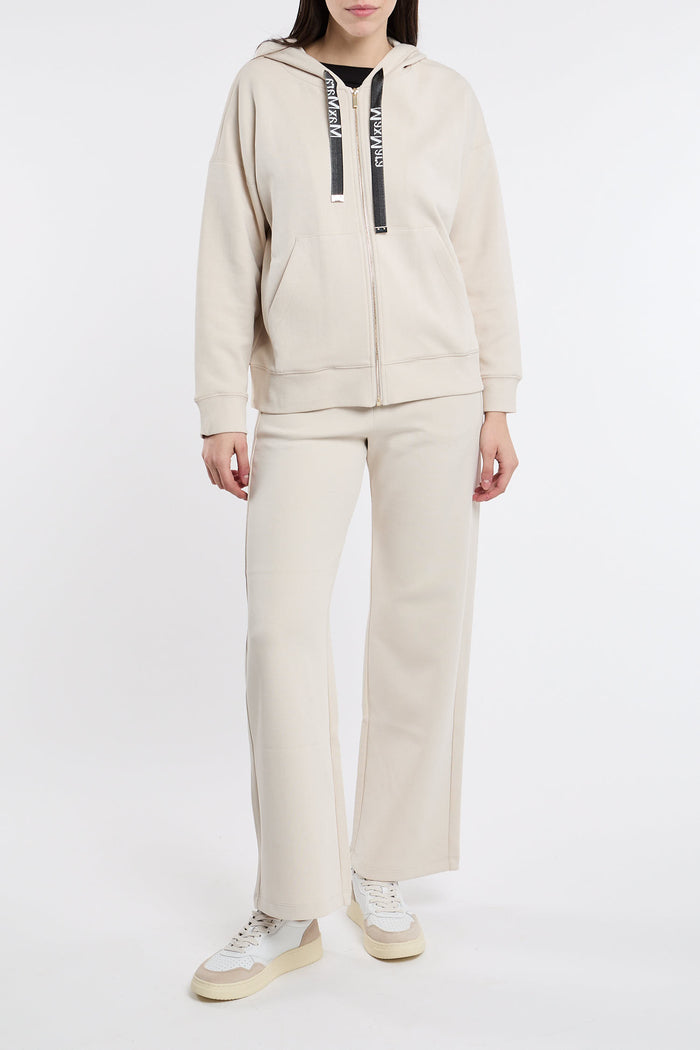  Max Mara S Jersey Jacket Co/pl White Bianco Donna - 8