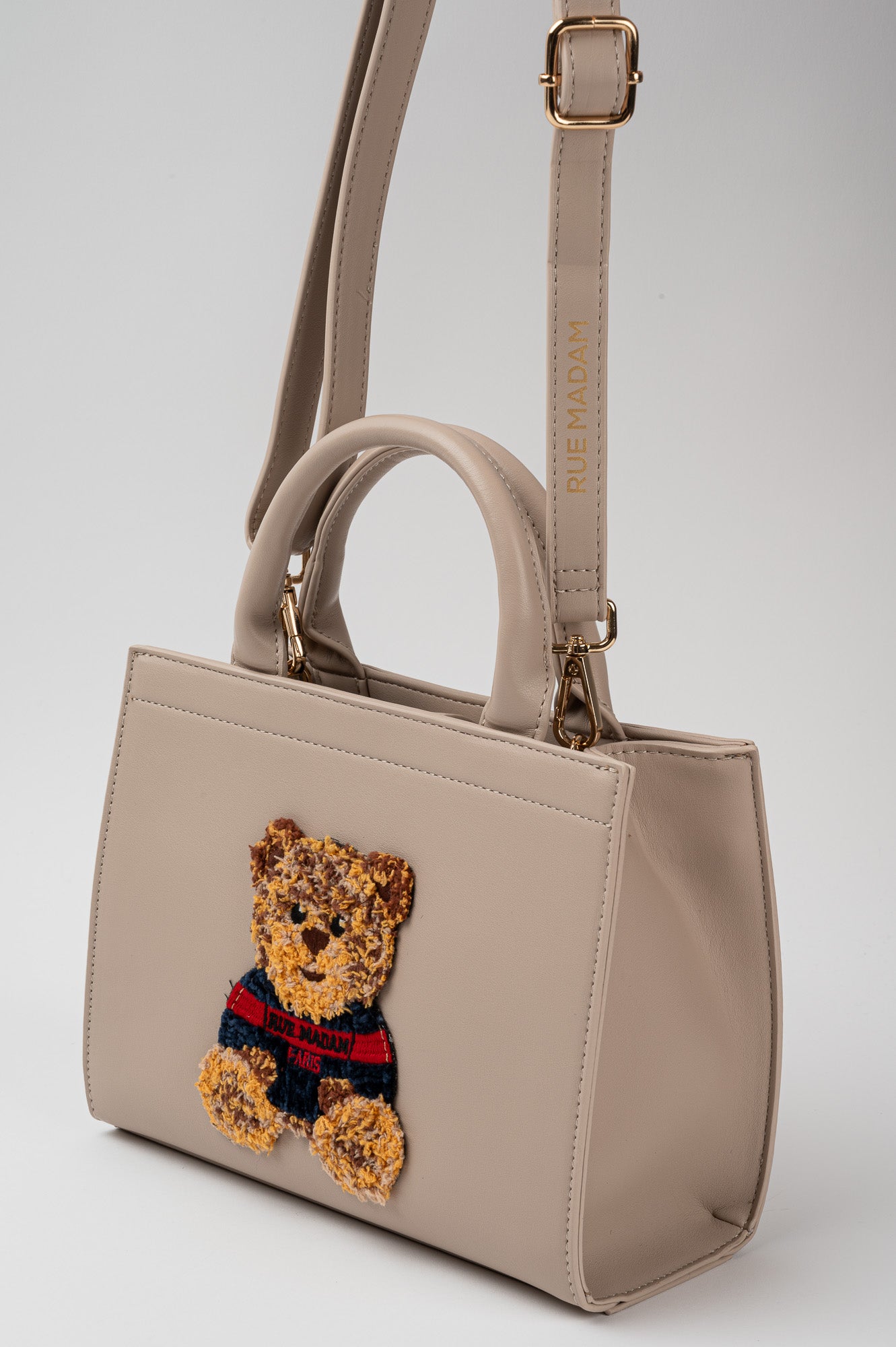 Rue Madam Borsa Mini Tote Pelle Grigio Grigio Donna - 4