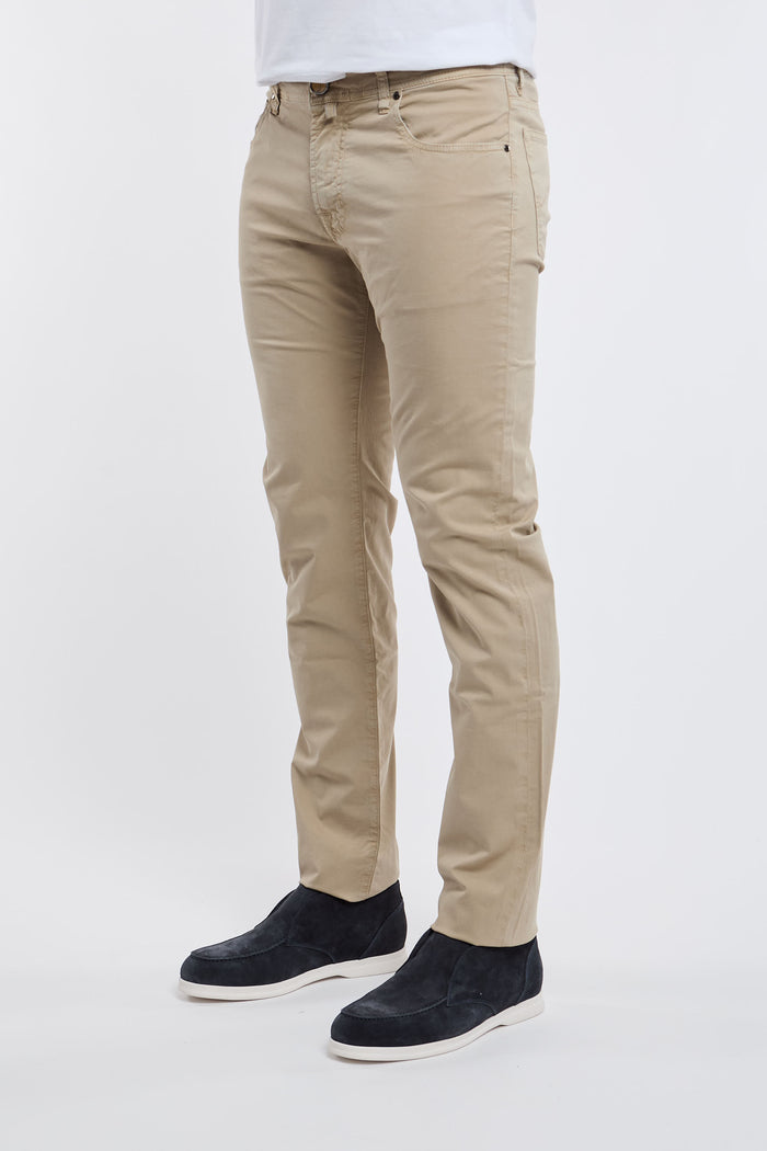 Jacob Cohen Jeans Bard Fast in Cotton Stretch Beige-2