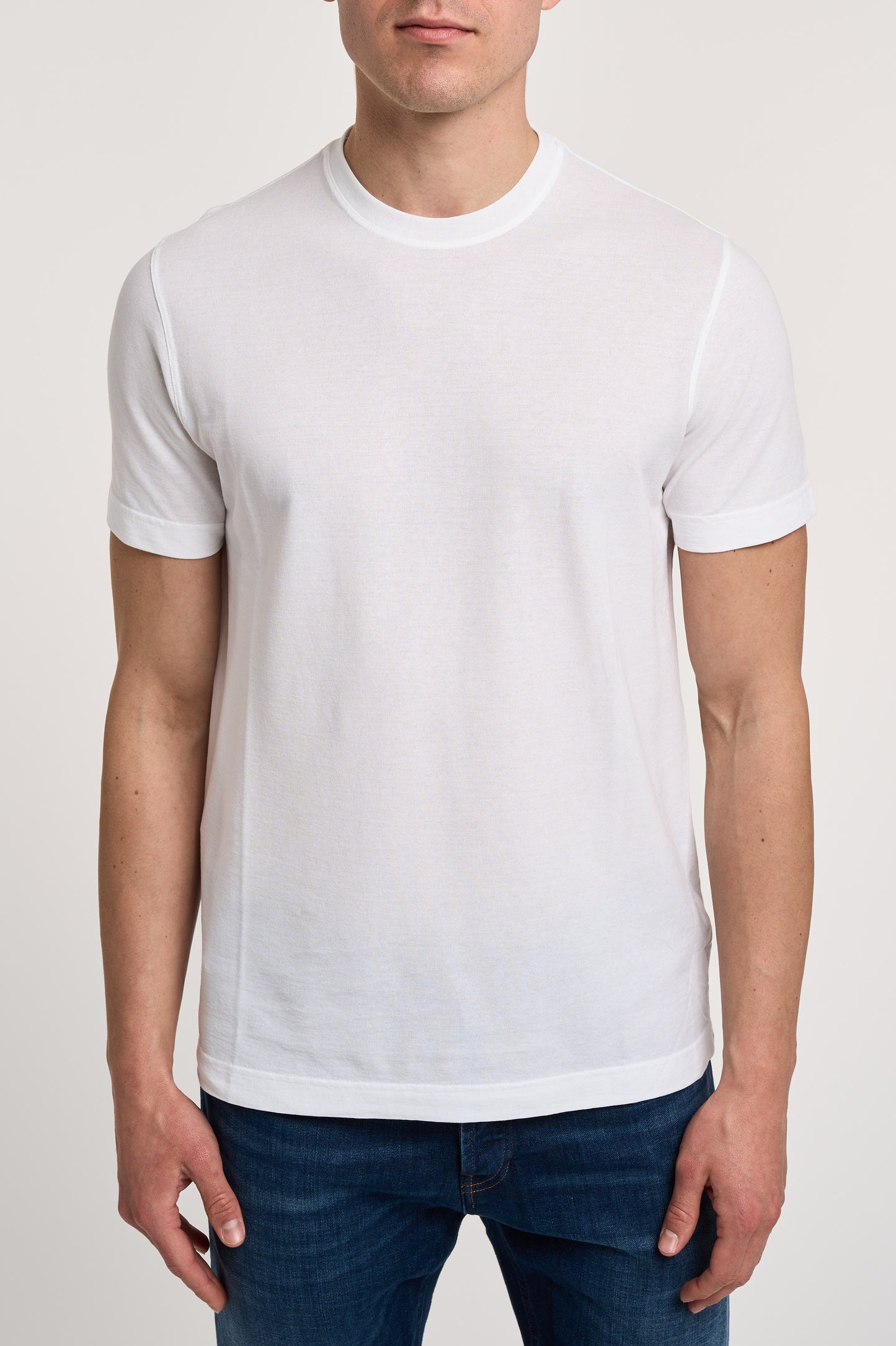  Zanone T-shirt 100% Co Bianco Bianco Uomo - 1