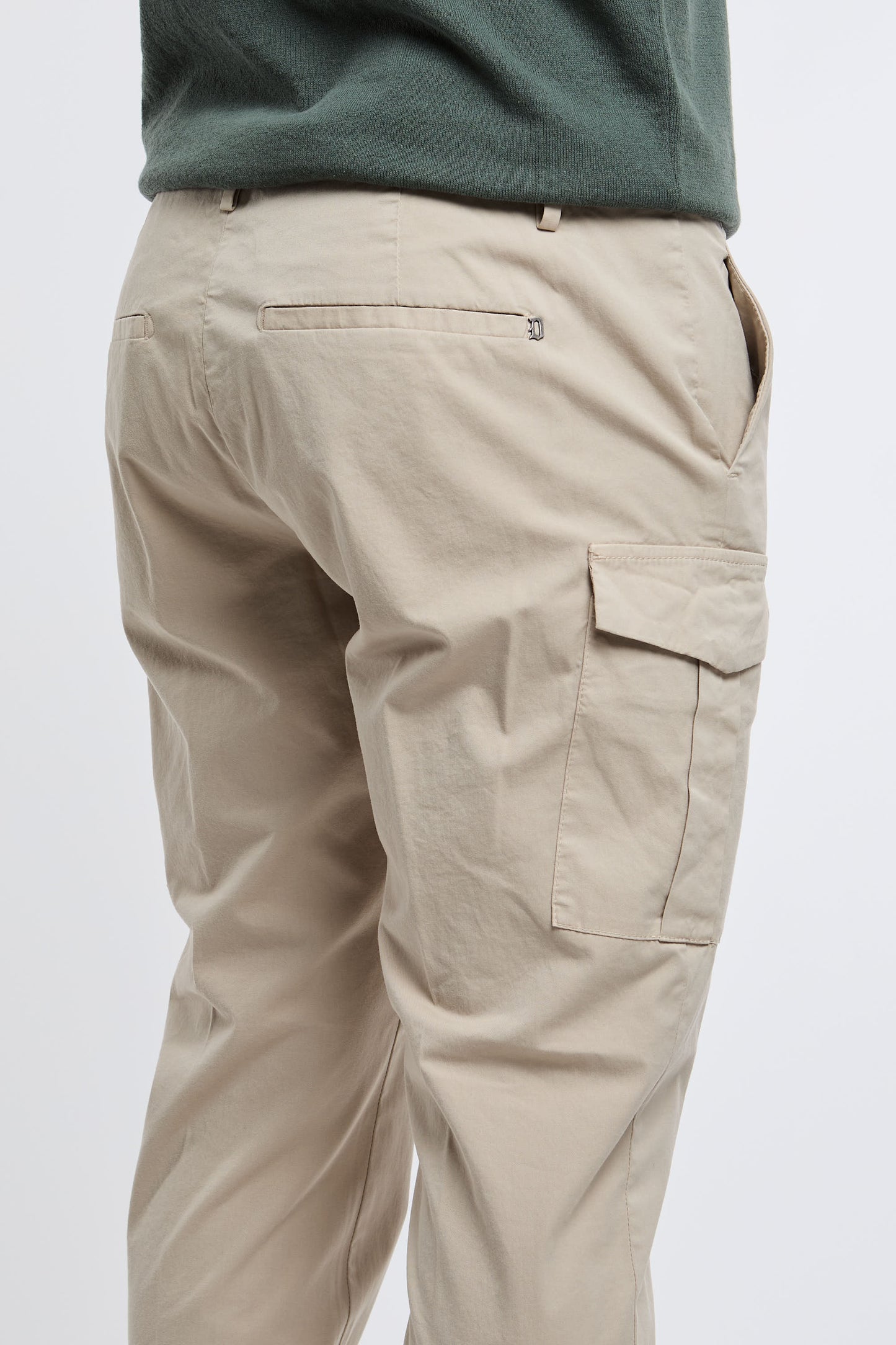  Dondup Pantalone Eddy 96% Co 4% Ea Beige Beige Uomo - 6