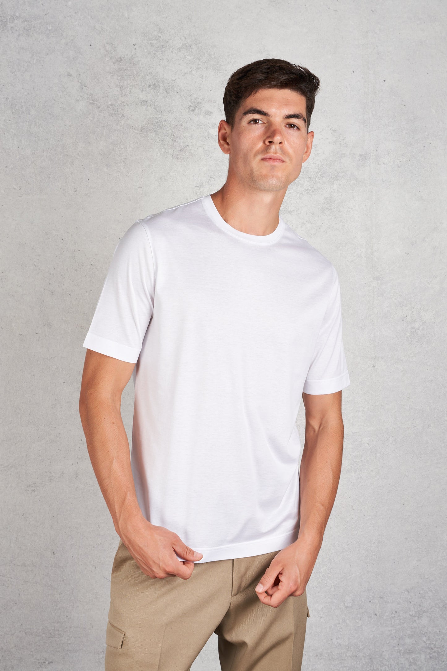  Filippo De Laurentiis Men's White Short Sleeve T-shirt Bianco Uomo - 3