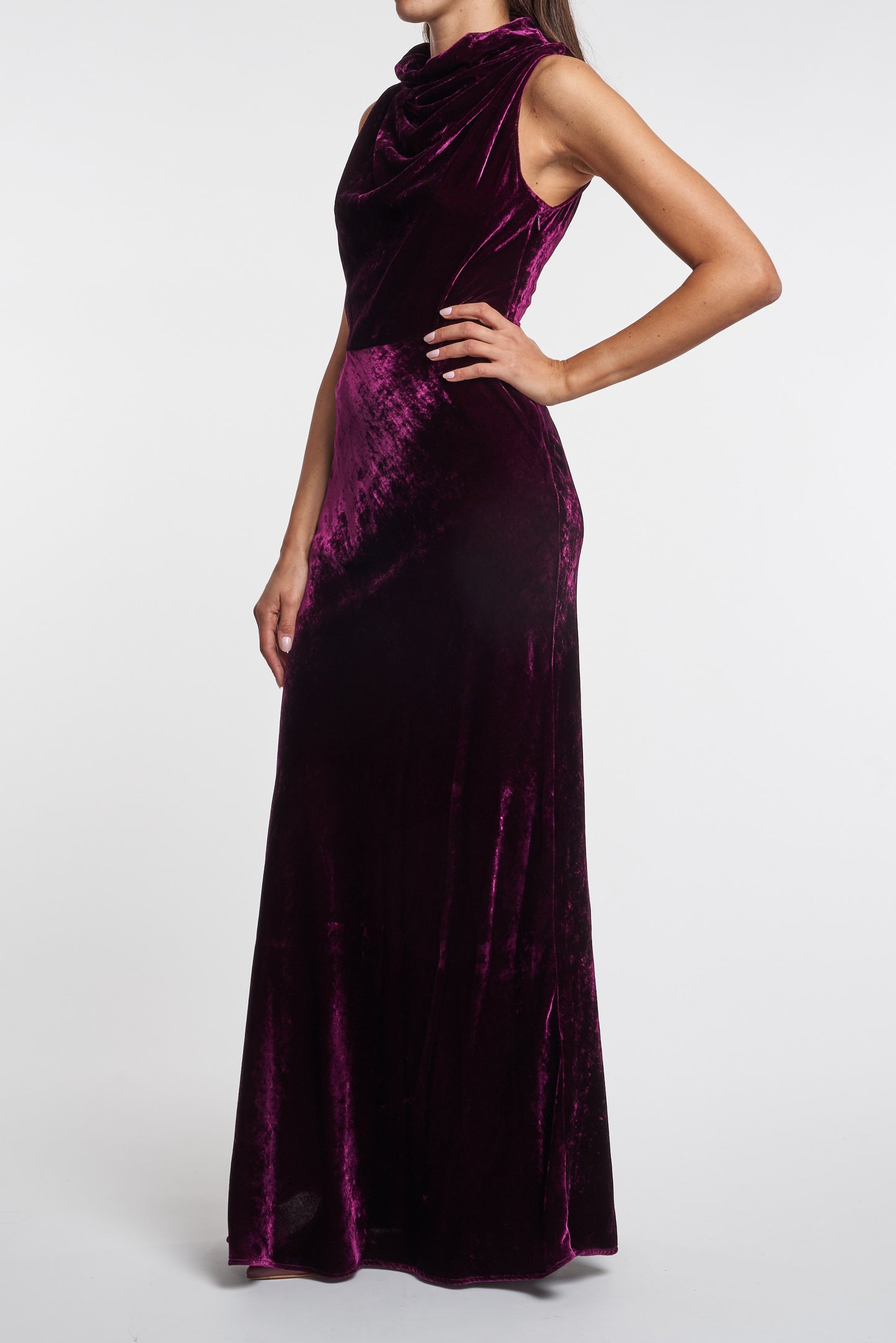  Semi-couture Abito Lungo Velluto Sabine Multicolor Multicolor Donna - 2