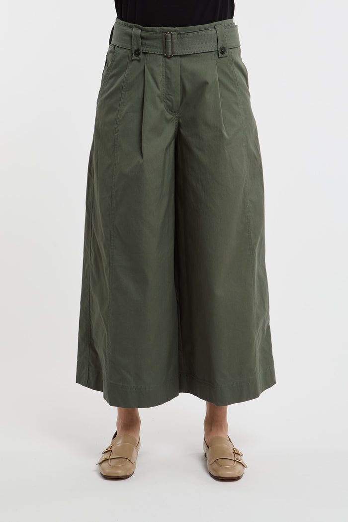  Max Mara Weekend Trousers 100% Co Green Verde Donna - 1