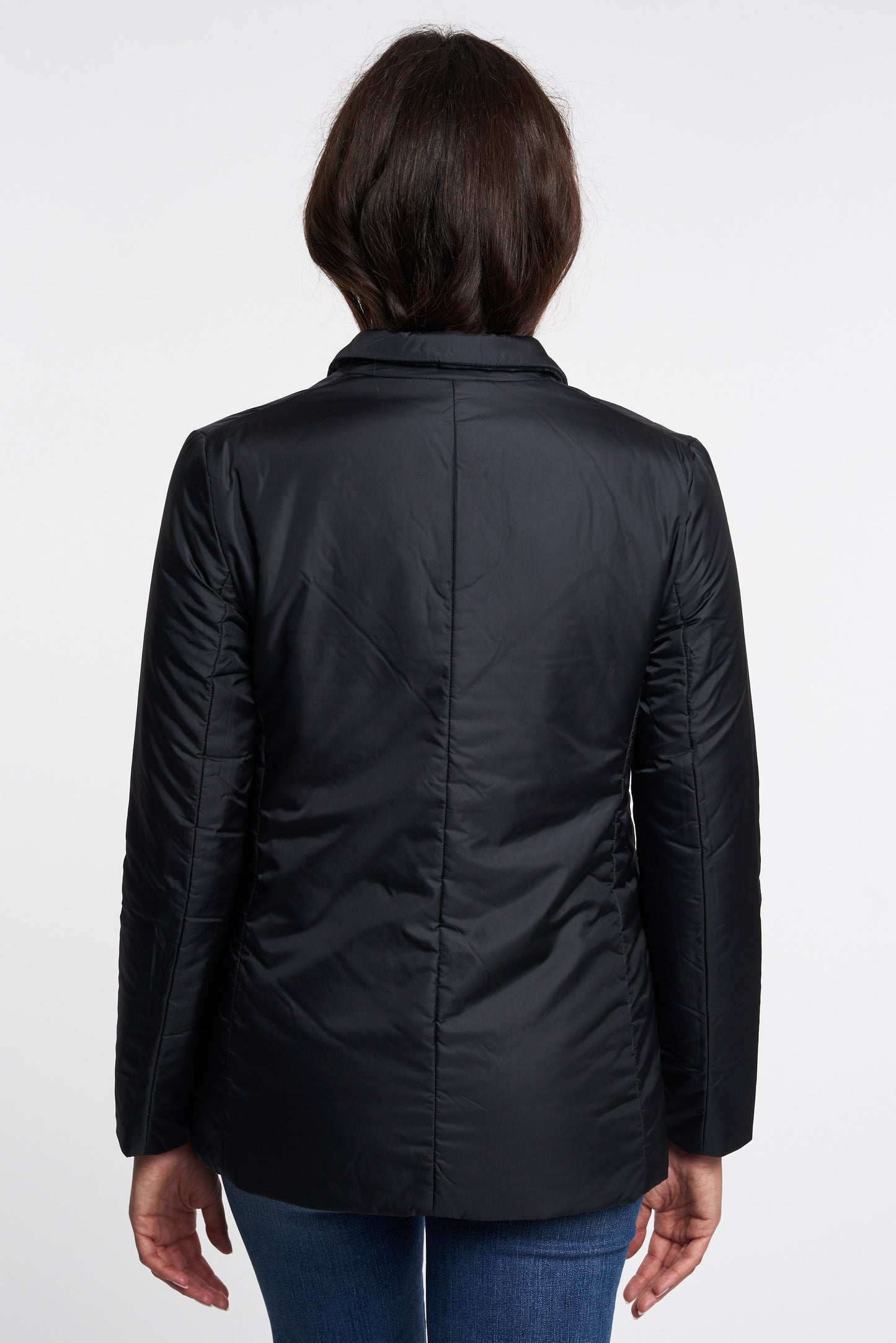  Aspesi Jacket Stella Black Fabric Nero Donna - 4