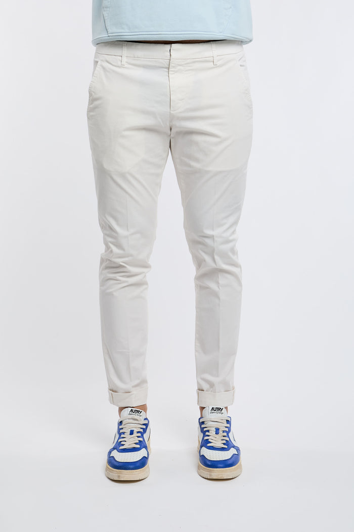  Dondup Pantalone Gaubert 96% Co 4% Ea Multicolor Bianco Uomo - 1