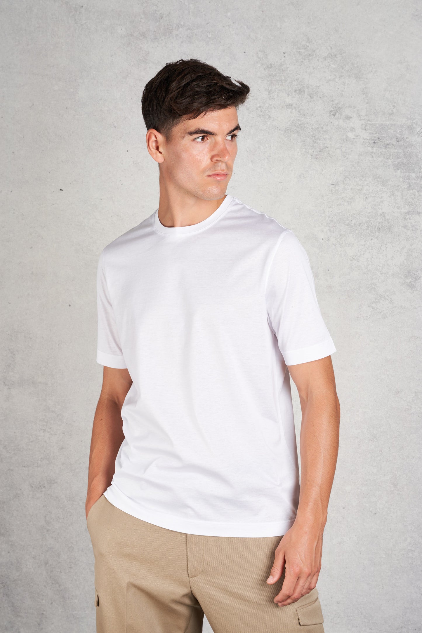  Filippo De Laurentiis Men's White Short Sleeve T-shirt Bianco Uomo - 2