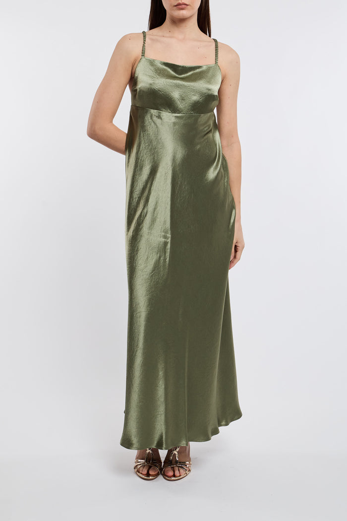  Max Mara Leisure Smooth/shiny/soft Multicolor Dress Verde Donna - 1