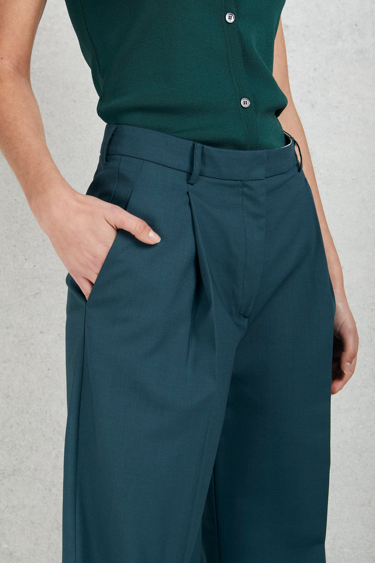  Grifoni Pantalone Verde Verde Donna - 6