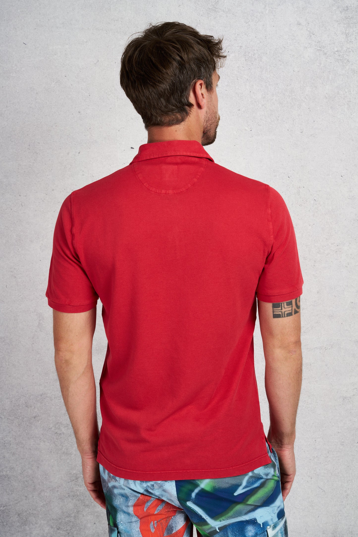  Fedeli North M/m Piquet Rosso Rosso Uomo - 4