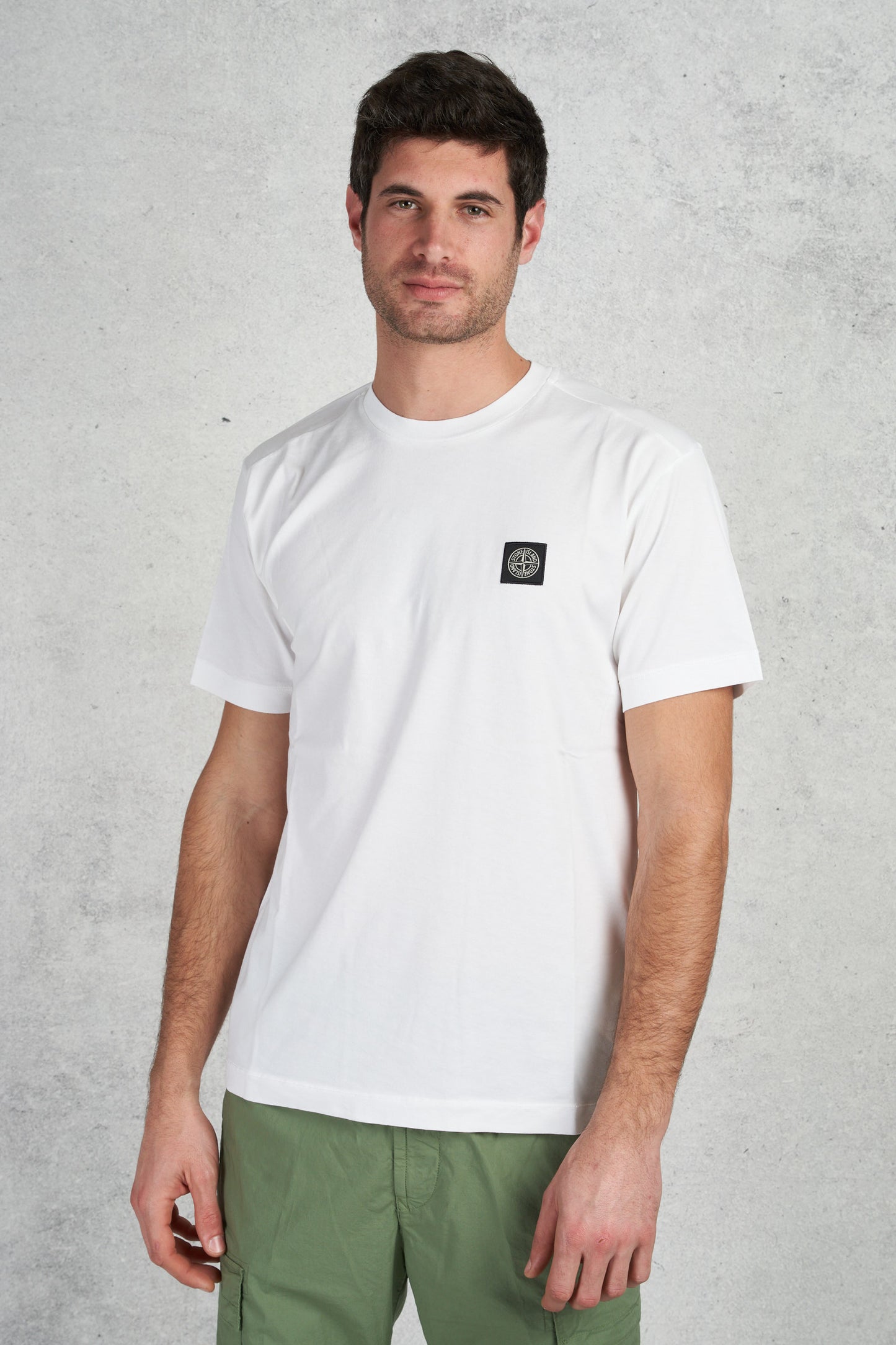  Stone Island T-shirt Mezza Manica Bianco Bianco Uomo - 6