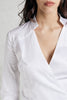  Elisabetta Franchi Camicia Coreana Bianco Bianco Donnafeatured
