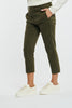 Dondup Pantalone Gabardina Arile Verde Donna-2