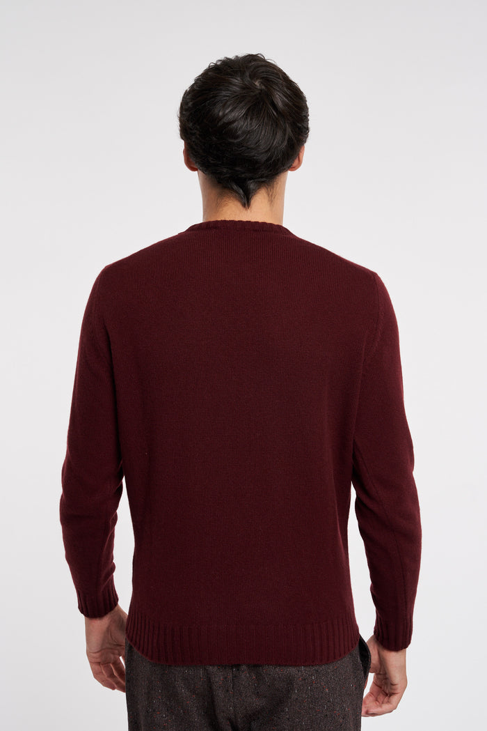  Filippo De Laurentiis Multicolor Sweater 100% Wv Rosso Uomo - 4