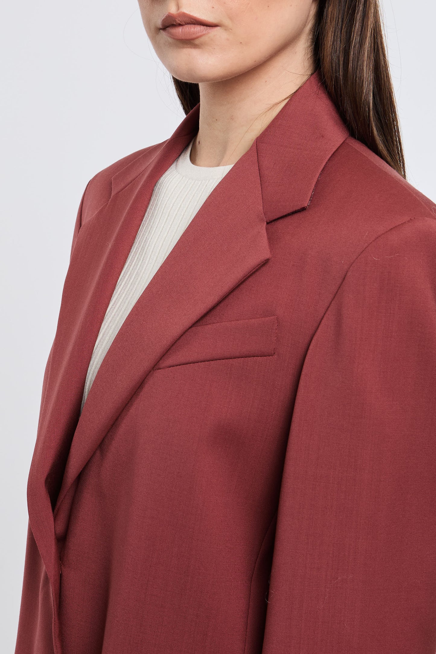  Max Mara Weekend Jacket 100% Wv Red Rosso Donna - 6