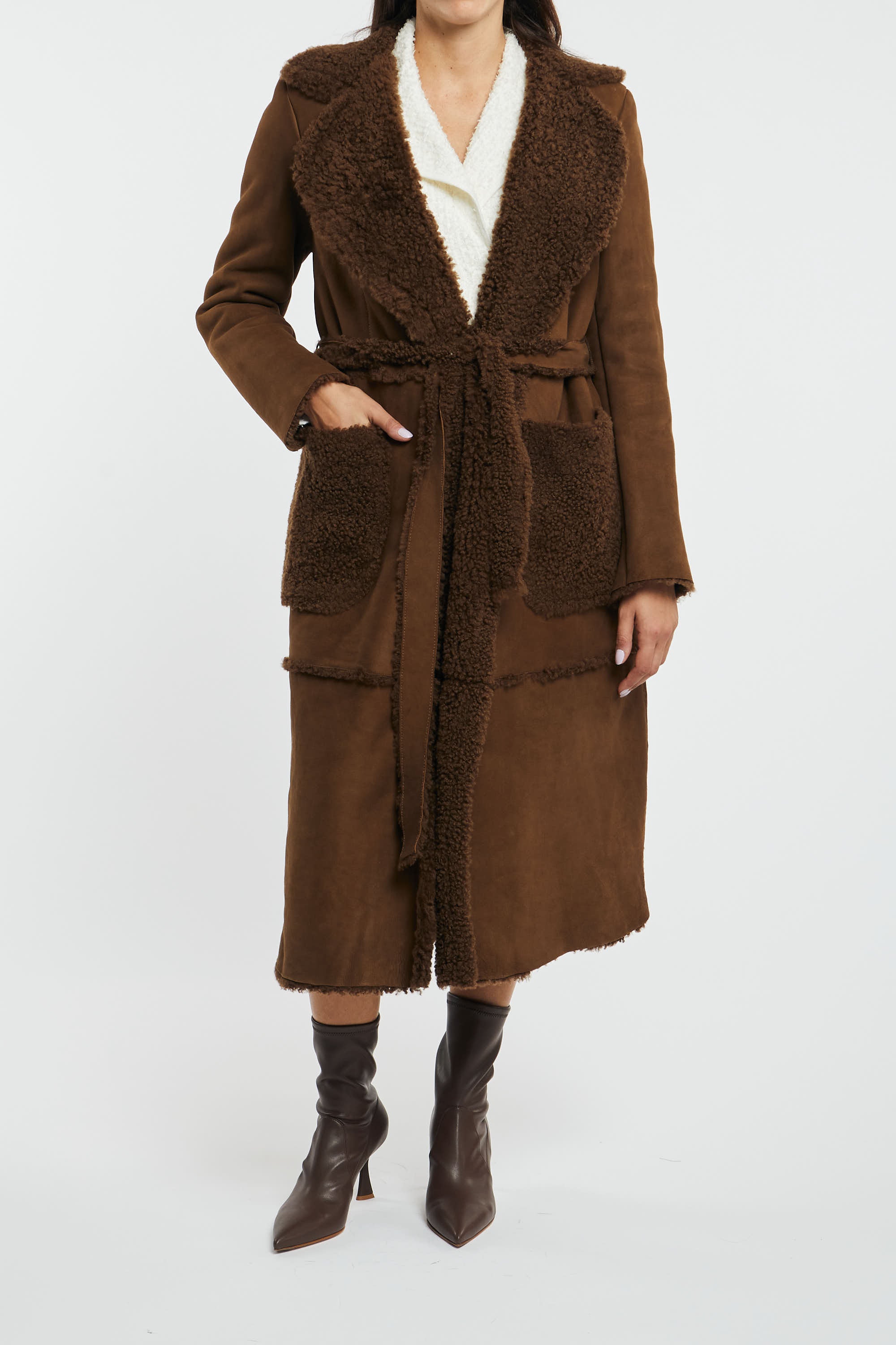 アウターその他 SALVATORE SANTORO Women Outer 417758 48036 D Beige Salvatore Santoro Clothing for Women