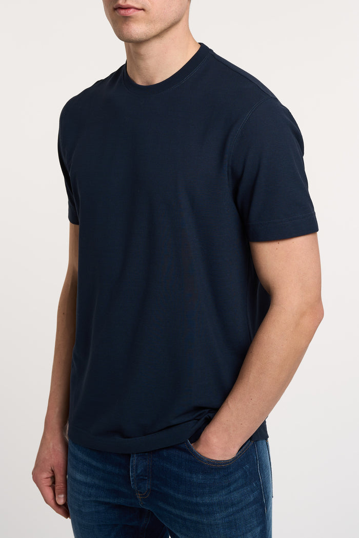  Zanone T-shirt 100% Co Blu Blu Uomo - 2
