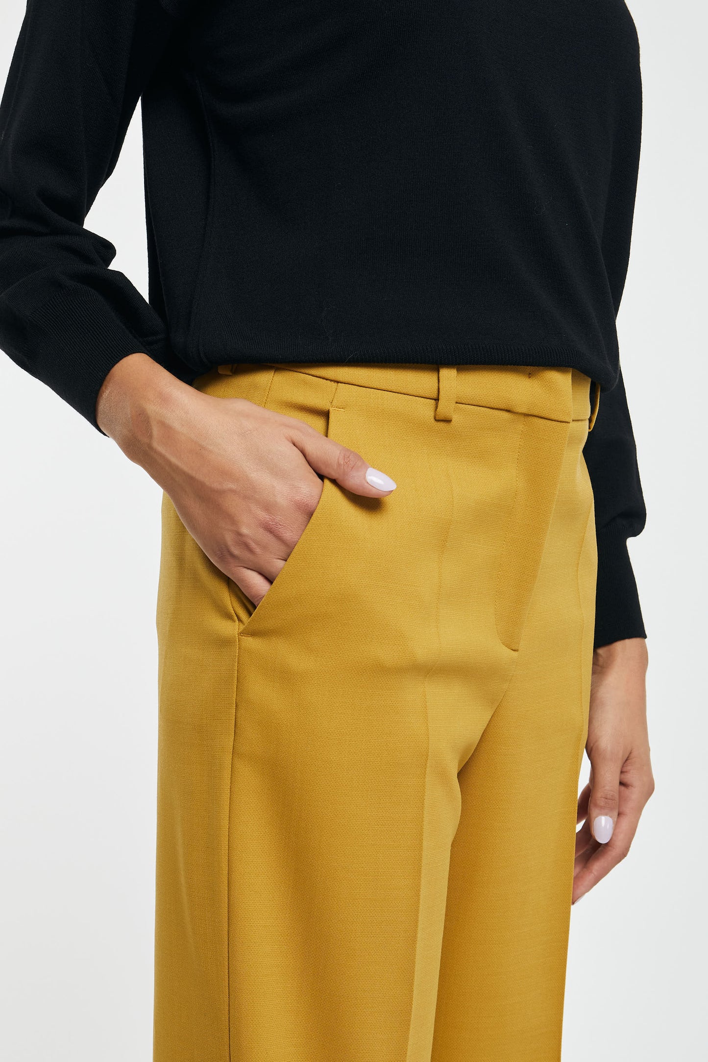  Incotex Pantalone Arlys Cotone Giallo Giallo Donna - 6