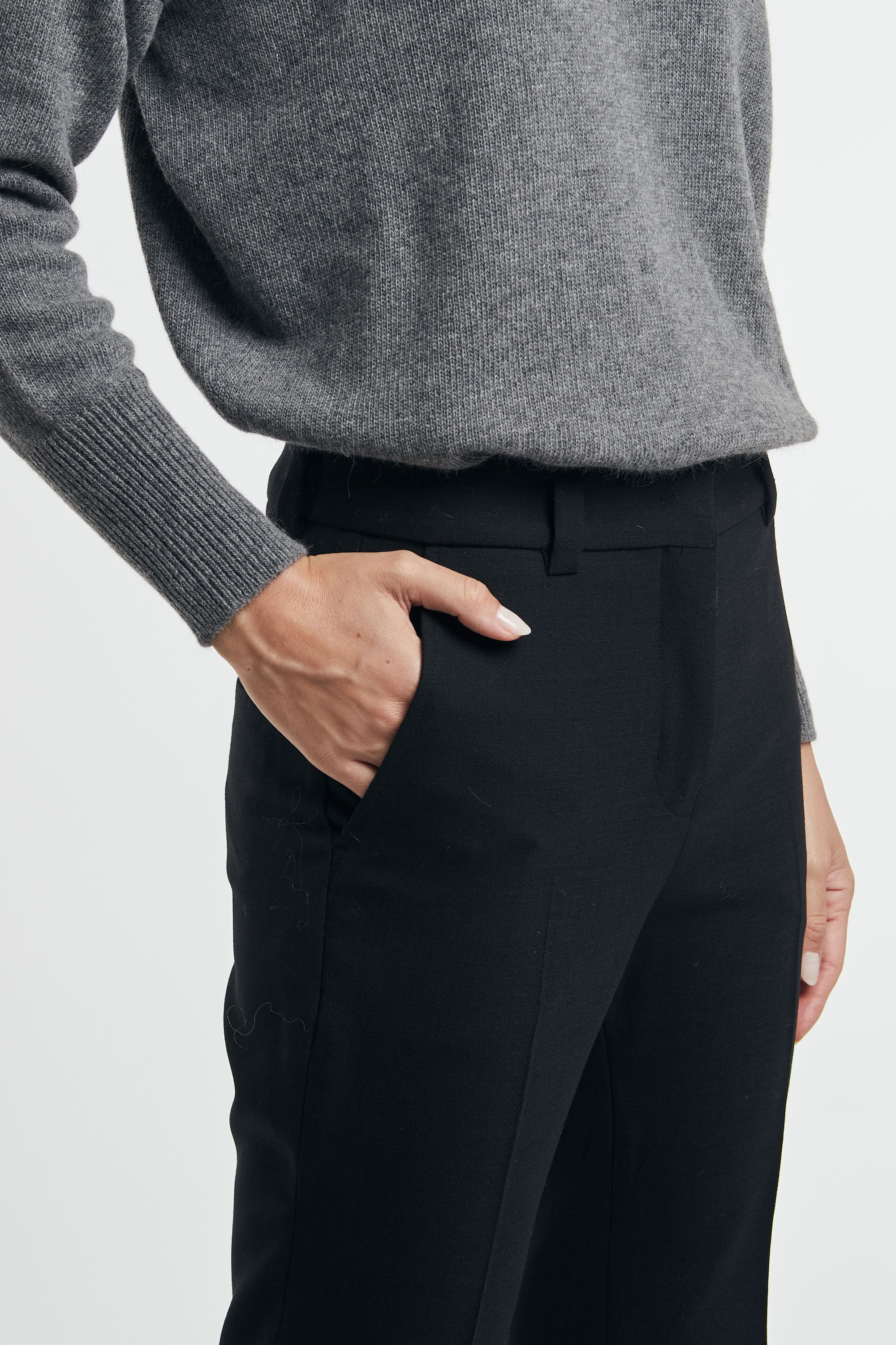 Incotex Agata Black Women's Pants Nero Donna » Modamica